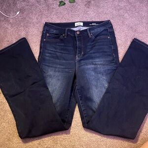 Dark Blue Boot Cut Jeans